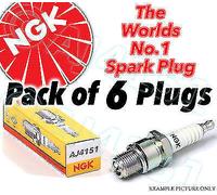 Spark Plugs Set 4x fits BMW 535 E28, E34 3.4 85 to 92 M30B35 NGK Quality New