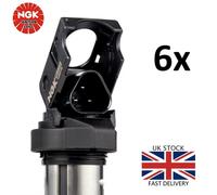 6x NGK Ignition Coil U5055 NGK48206 Plug Top -Premium Quality BMW Mini Peugeot