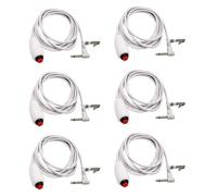 6X Nurse Call Cable 6.35mm Line Nurse Call Device Emergency Call Cable with Push Button Switch