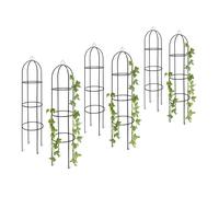 6x Obelisk trellis climbing plant support weatherproof lightweight garden