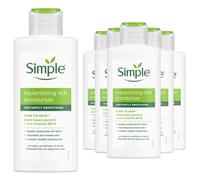 (6x of 125ml) Simple Kind to Skin 12H Moisturisation Replenishing Rich Moisturiser
