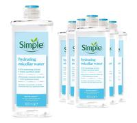 (6x of 400ml) Simple Water Boost Micellar Cleansing Water for Dehydrated Skin