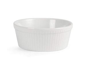 6X Olympia Round Pie Dishes 53X 134X 134mm Porcelain Whiteware Baking Oven Safe