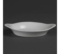Olympia Whiteware Round Eared Dishes 156x 126mm (6 pack)