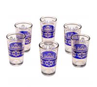 6X Orient Tea Glass Marrakech Blue - 6 Piece Set
