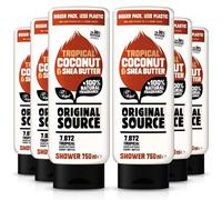 6x Original Source Tropical Coconut & Shea Butter Shower Gel 750ml