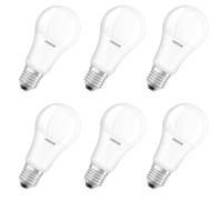 6x OSRAM LED Bulb 14W=100W E27 Matt Neutral White 4000K Recycled Plastic