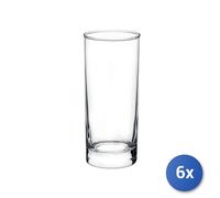 6x Packs 3 Glasses Cortina Drink 27.5(31) Cl Transparent Rocco