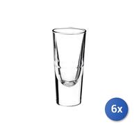 6X Packs 3 Glasses In Transparent Bistro' Aperitif 14 ormioli