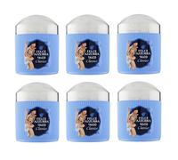 6X Paglieri Felce Azzurra Talco Classico con Piumino Body Powder Classic Talc with Duvet 250g
