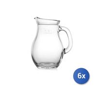 6X Pasabahce Taverna Model Glass Jug With Capacity Of 0.5L