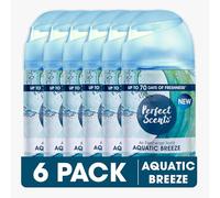 6x Perfect Scents Automatic Air Freshener Refill Spray - Aquatic Breeze (6x250ml)