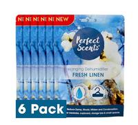 6x Perfect Scents Hanging Dehumidifier Scented - 180g (Fresh Linen)