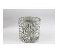 6X Planter Cement Antique Green Flower Pot Plant Box Herb Container Decoration