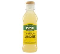 6x Ponti Glassa Lemon Flavour Food Condiment Sauce 220ml