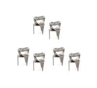 6X Pottery Glaze Tools Fingertip Dip Glaze Clip Stainless Steel Glaze Clip DIY Tea Cup Ceramic Coloring and Glazing Tool