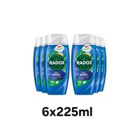 6x Radox Mineral Therapy RADOX FEELShower Gel with Mood Boosting Fragrance 225ml