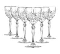 RCR 6X 140ml Melodia Nick & Nora Glasses - Espresso Margarita Champagne Cocktail Gin Wine Drinking Party Coupe Glass Set Crystal