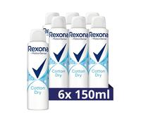 6x Rexona Deo Spray Cotton Dry Anti-perspirant Nmit 48H Protector 150ml New (246