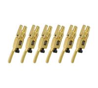 6x Roller Bridge Tremolo Tremolo Bridge Locked Saddle Guitar Locked String Saddles Electric Guitar Replacement Accessories