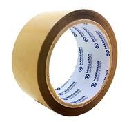 6x ROLLS BROWN (BUFF) 5cm wide x 66M BROWN (BUFF) BOX PARCEL PACKING PACKAGING TAPE (Pack of 6)