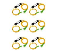 6X SC/ 1/2 Fiber Optical Splitter Fiber Optic Pigtail Splitter Dual Window Coupler for Fibre Communication System