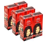 6x Schwarzkopf Poly Color Permanent Hair Colour Dark Brown 43