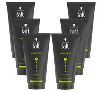 6x Schwarzkopf Taft Men Marathon Power Gel Hair Gel, 150ml