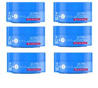 6x Schwarzkopf taft Ultra Wax Styling Wax Structure Strong Hold 24h #04 75 ml