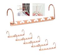 6x Set Clothes Hanger Vertical Extra Wardrobe Closet Storage Solution 12 Items