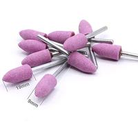 6X Sharpening tip Sharpening Stones [Ø 9 x 19 mm] for Dremel, Proxxon Grinder Accessories Sharpening Stone Stone Grinder Multifunction Tool ...