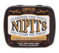 6x Simpkins Nipits Menthol Liquorice Pellets 12g