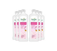 6x Simple Kind to Skin Nourishing Bath Soak w/ Chamomile Oil Sensitive Skin, 1L