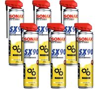 6x Sonax SX90 Plus Multi Oil Rust Remover Lubricant Chain Spray Bike