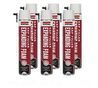 6X Soudal Soudafoam Gap Filler PU Expanding Foam Hand Held 750ml