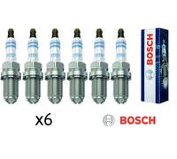 6x Spark Plug Bosch 242236528 FR 7 NI 33 / 9782 Fits Volvo S80 V70 08-15