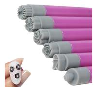 6x Stampers - Floral Nail Stamper Kit, Nail Design Tools | Flower Craft Nail Stamping Pen, Dots Supplies with