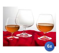 6x Stem Glasses Glass Clear For Tasting Napoleon 2 Cl25