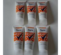 6x Sure Fresh Citrus Whole Body Deo Deodorant Cream 75ml #A