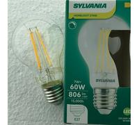 Packs of 7W = 60W ES / E27 FILAMENT GLS LED SYLVANIA WARM WHITE DIMMABLE H2 [EEK: E]
