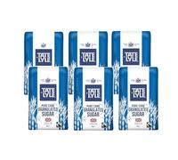 6x Tate Lyle Pure Cane Granulated Sugar, White, 1kg, Granules, for Baking, Cooking, Tea and Coffee