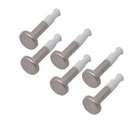 6x Timer Knob Buttons Oven Cooker Stainless Steel Style Clock Dial Switch Compatible With Rangemaster