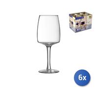 6X Transparent Glass Goblets Equip Home For Water CL35