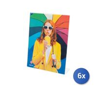 6X Transparent Photo Frame PS 18X24 Cm H&H