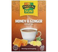 6x Tropical Sun Honey and ginger 20 bags