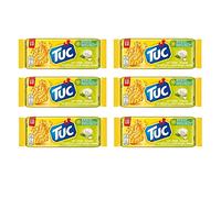 6X Tuc Sour Cream & Onion Salted Snack Cracker 100g Savory Snacks