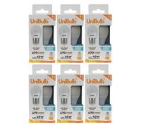 6X Unibulb Led Golf Ball E27 470Lm 4.2W 6500K (Daylight) Light Bulb - Pack Of 1