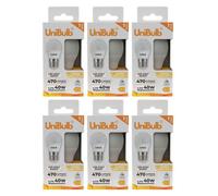 6X Unibulb Led Golf E27 (Es) 470Lm 4.2W 2700K (Warm White) Light Bulb - Pack Of 1