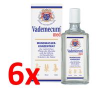6x Vademecum Mouthwash Concentrate 75ml