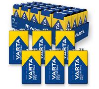 Varta 4022 Industrial alkaline block LR61 battery, 9V (pack of 20)